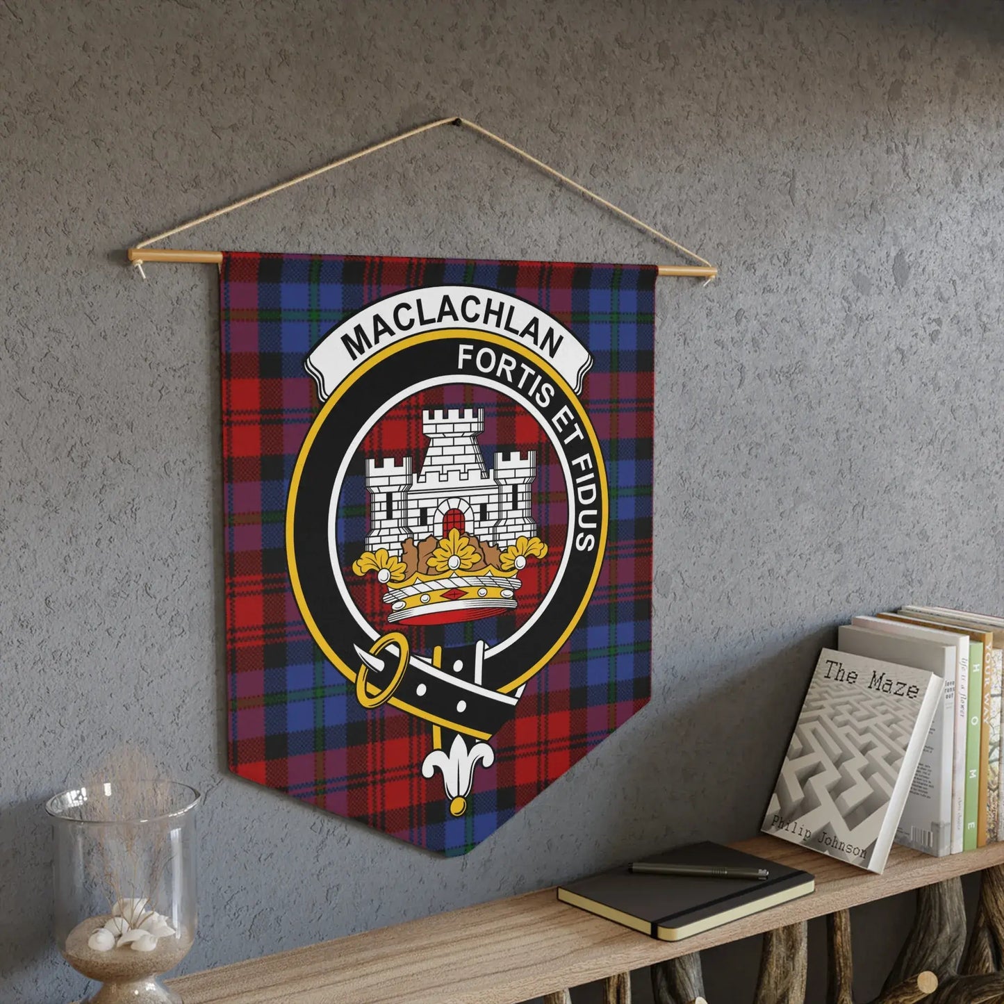 Maclachlan Fortis Et Fidus Tartan Wall Hanging product