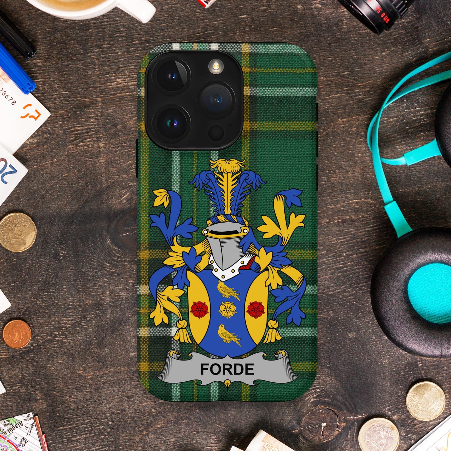 Personalized Family Crest Style Phone Case product