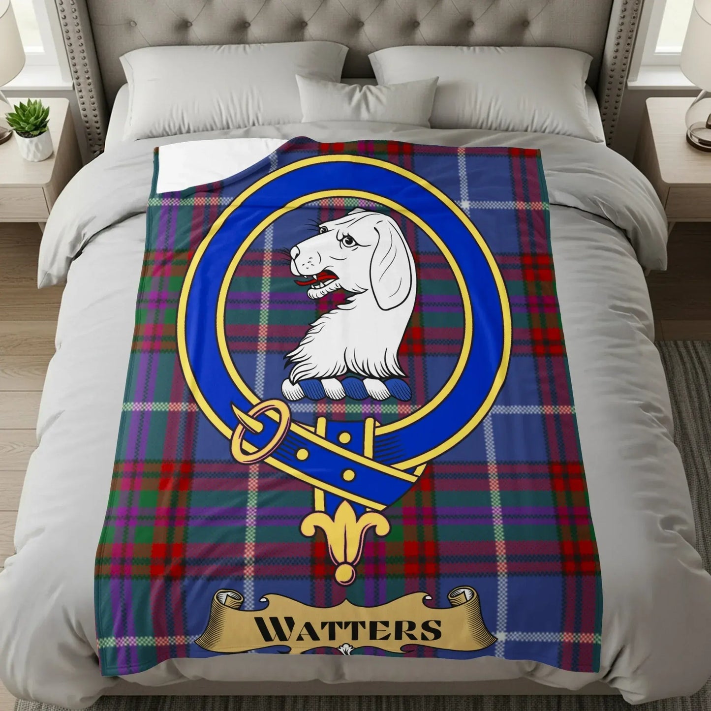 Watters Tartan Print Blanket Cozy Tartan Bedding product