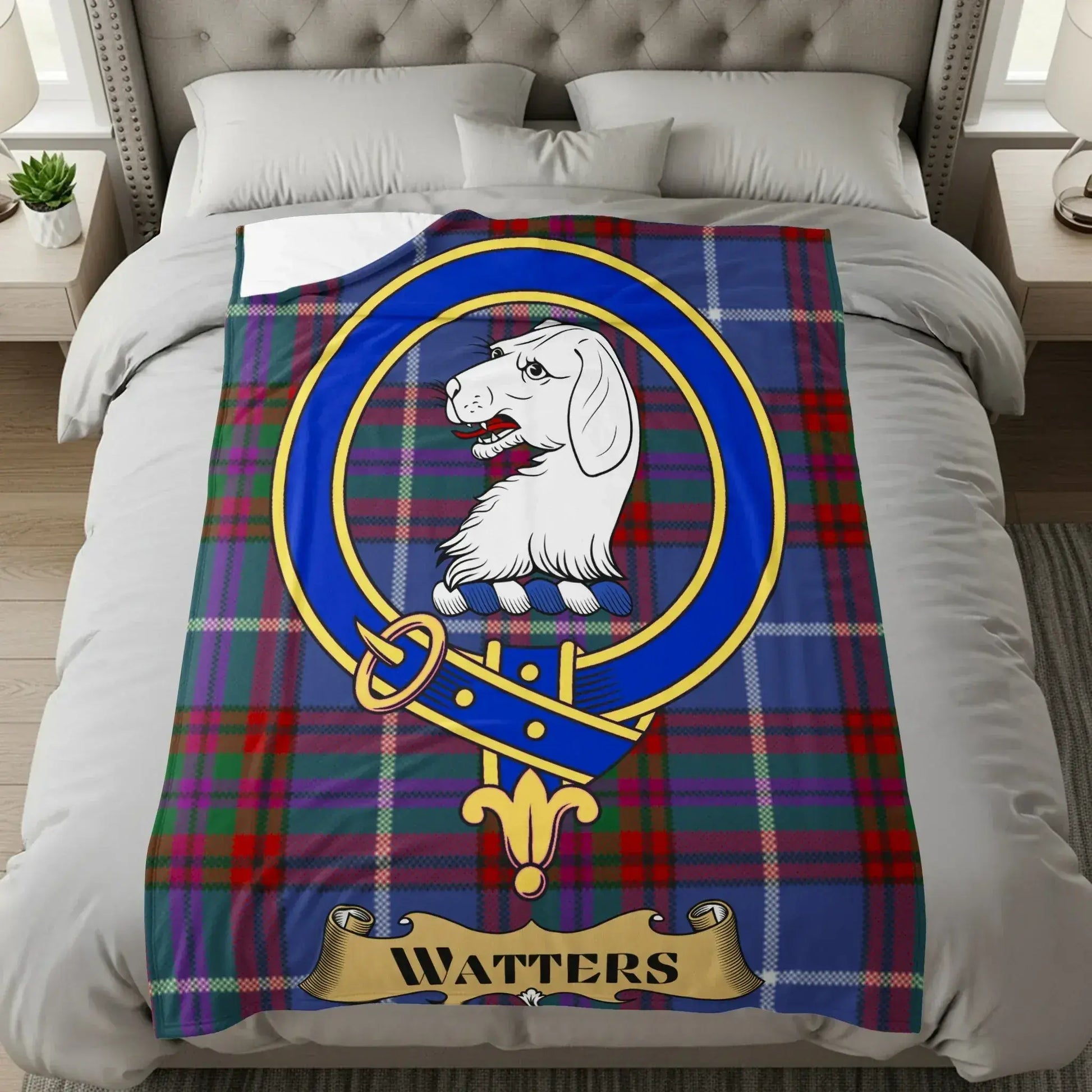 Watters Tartan Print Blanket Cozy Tartan Bedding product