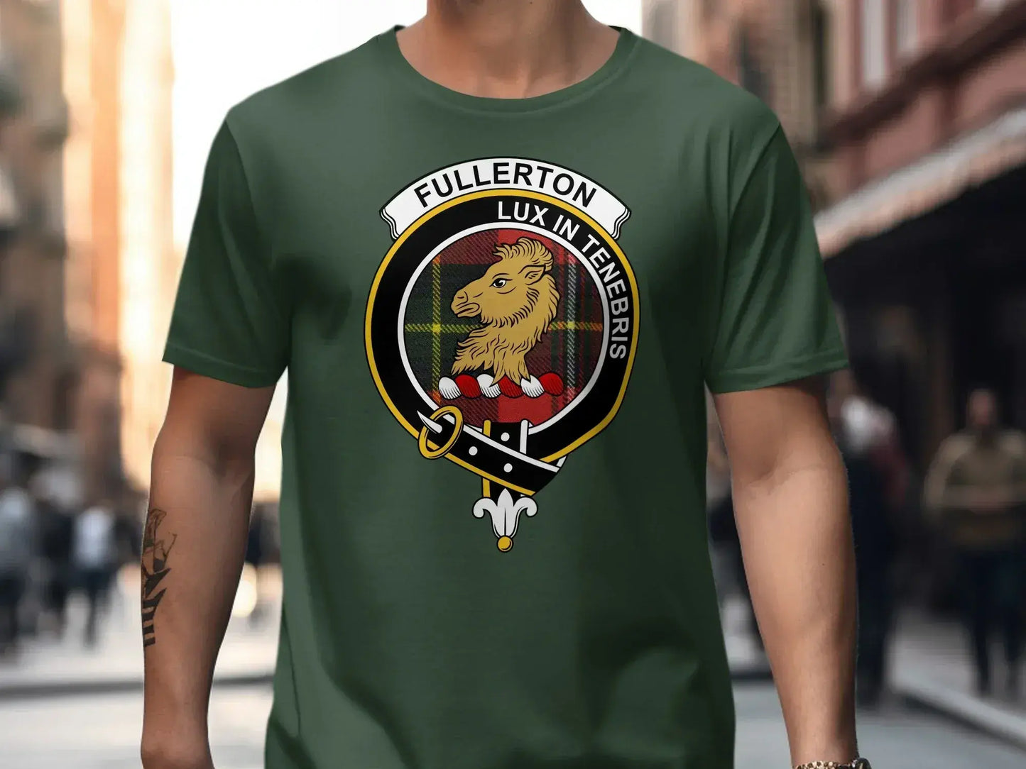Fullerton Lux In Tenebris Graphic Printed T-Shirt product type