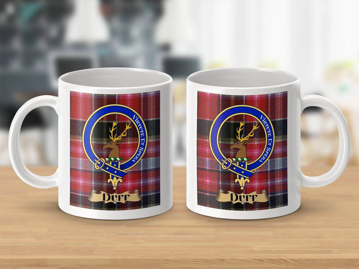 Clan Crest Plaid Pattern Ceramic Coffee Mug product