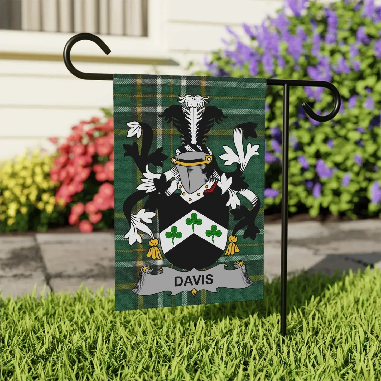 Personalized Family Crest Garden Flag product type