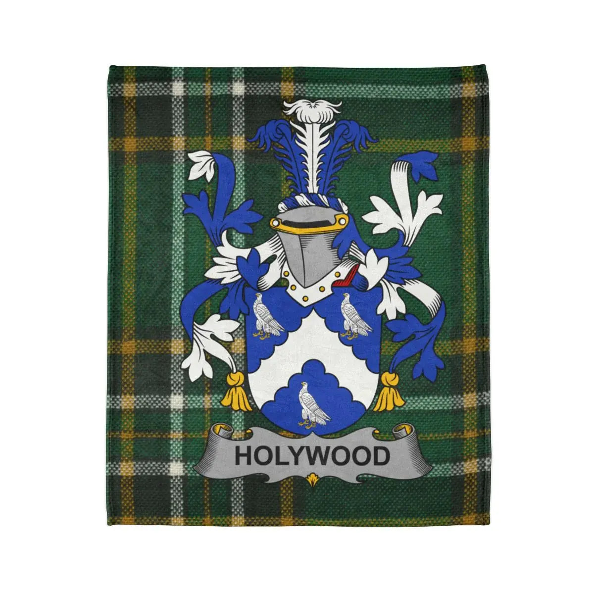 Holywood Tartan Plaid Family Crest Blanket product