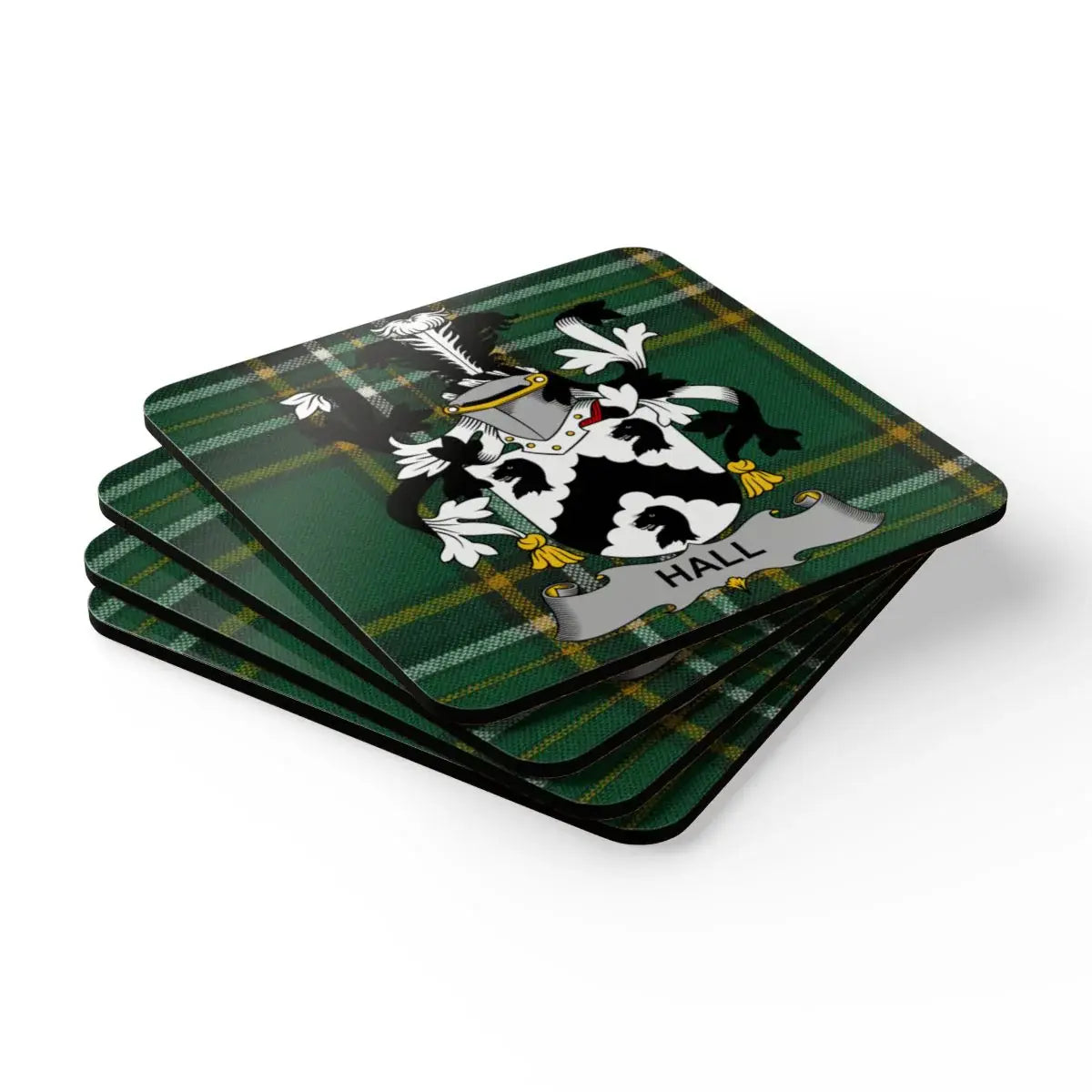 Family Crest Personalized Coasters Set of Four product