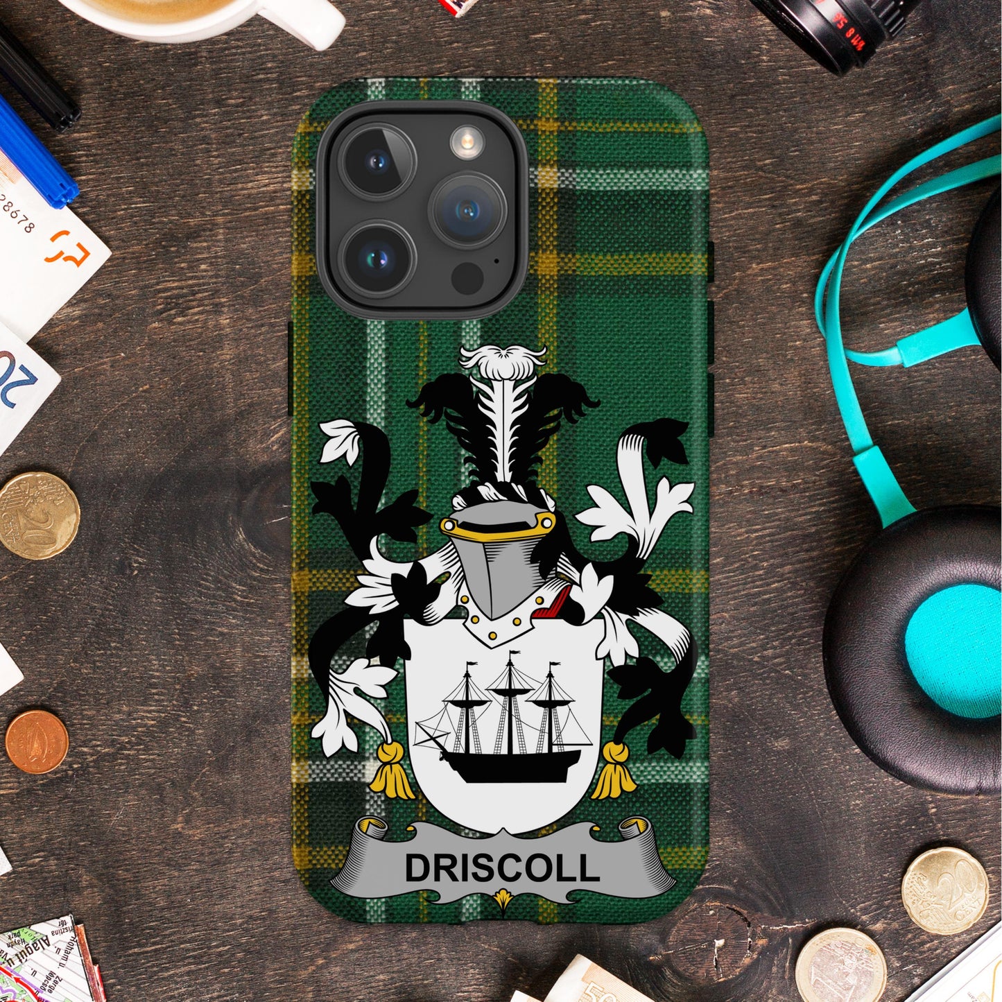 Personalized Driscoll Family Crest Phone Case product