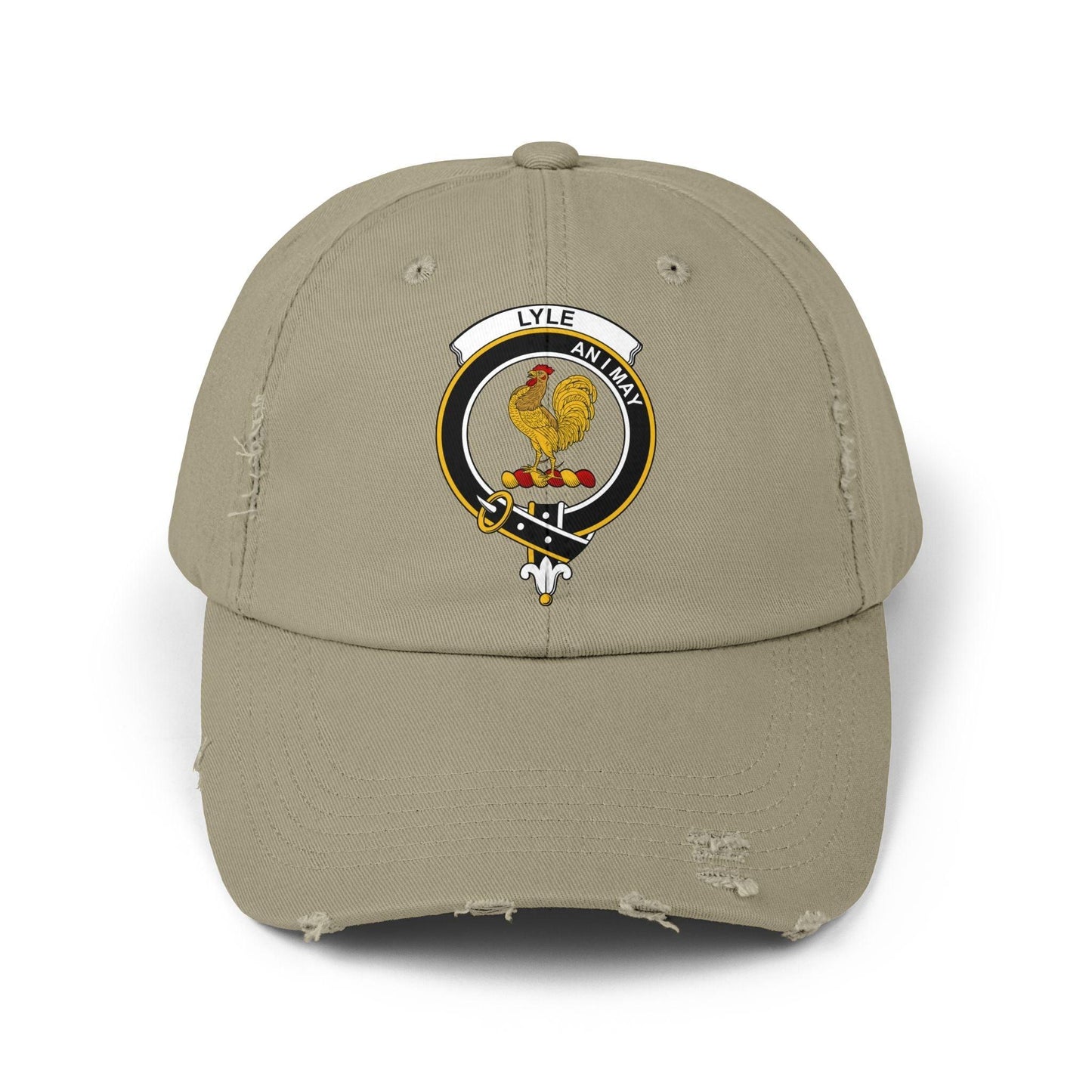 Lyle Clan Crest Heritage Distressed Baseball Cap - Celtic Ancestry Gifts