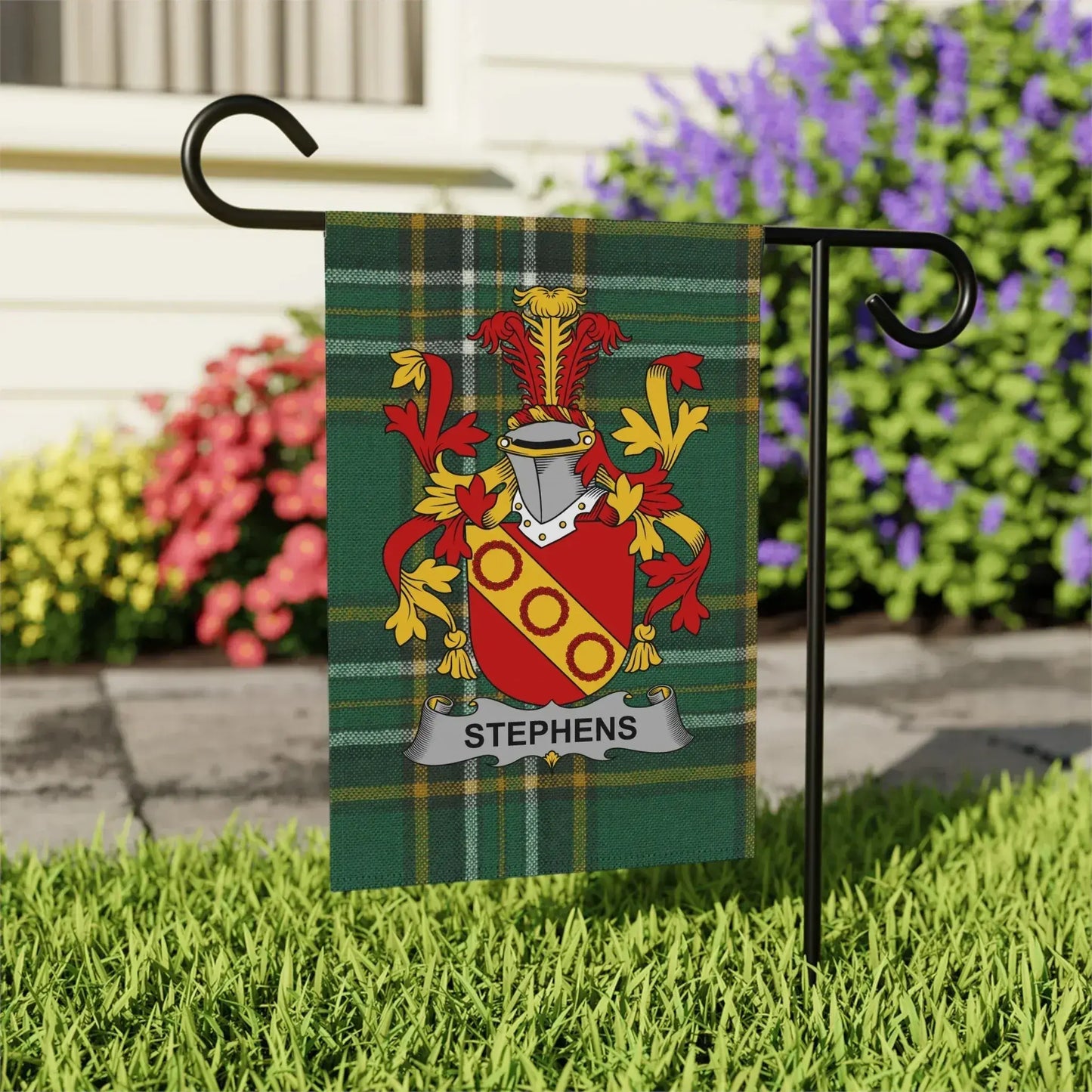 Personalized Family Crest Garden Flag product