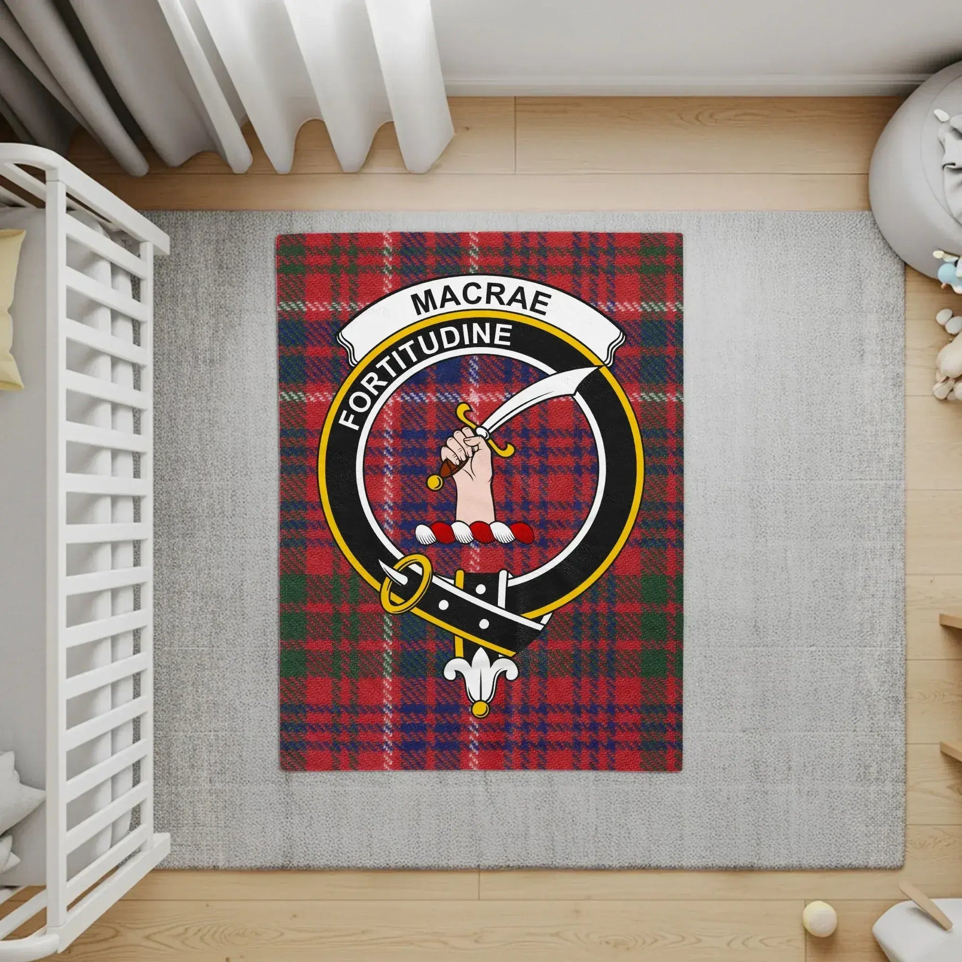 Macrae Fortitudine Tartan Pattern Rug product