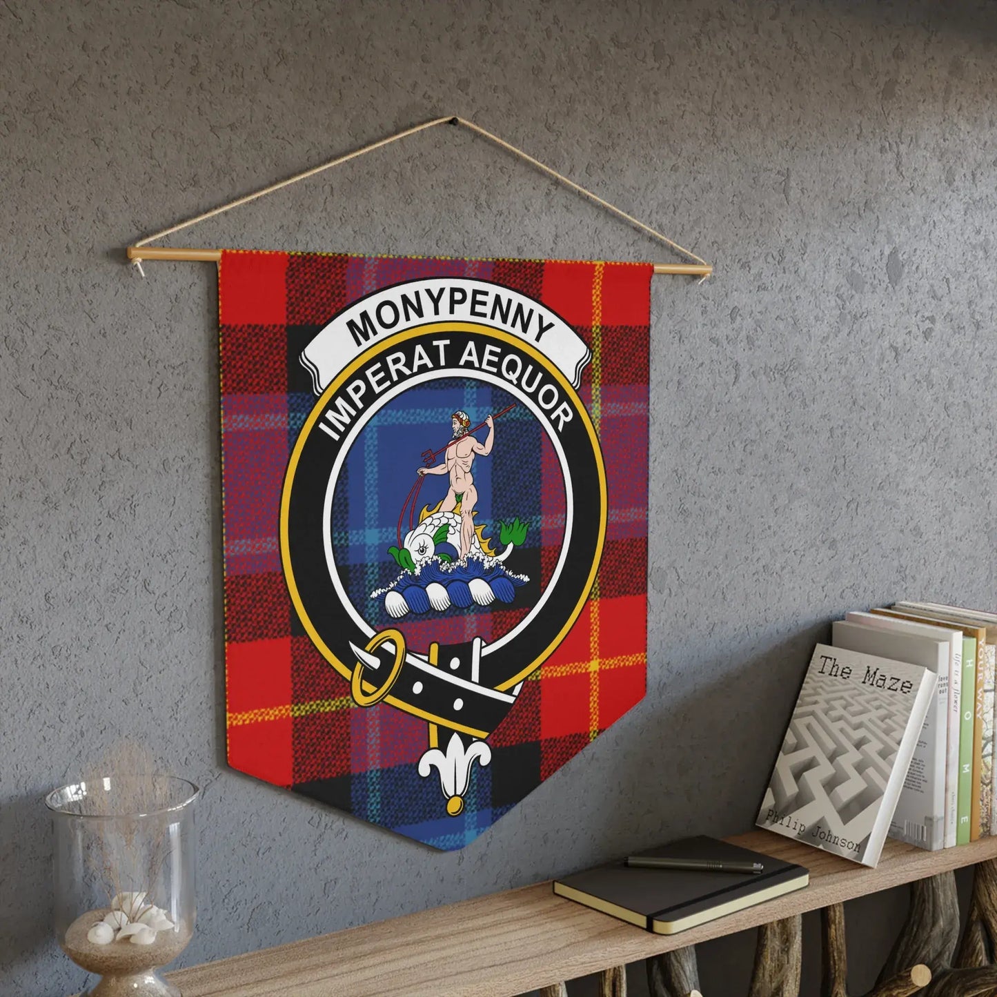 Custom Tartan Mural Wall Hanging Mony Penny Product Type