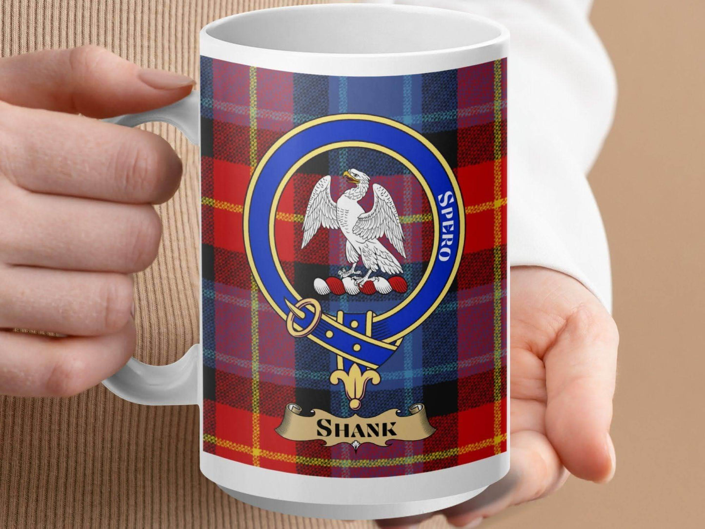 Family Crest Plaid Mug Unique Heritage Design product