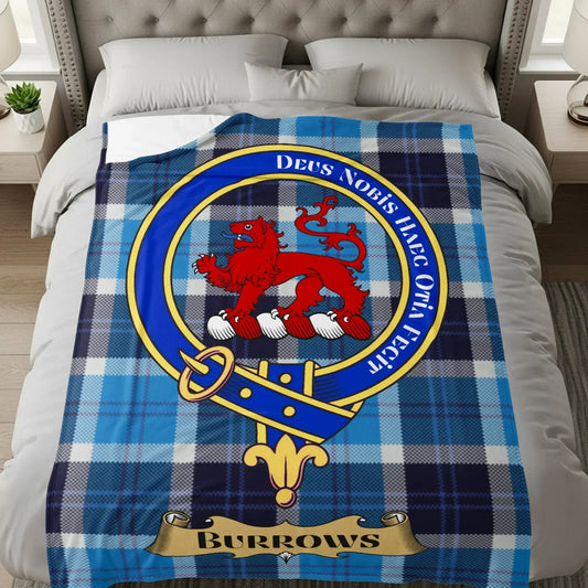 Highland Clan Tartan Blanket with Lion Design product