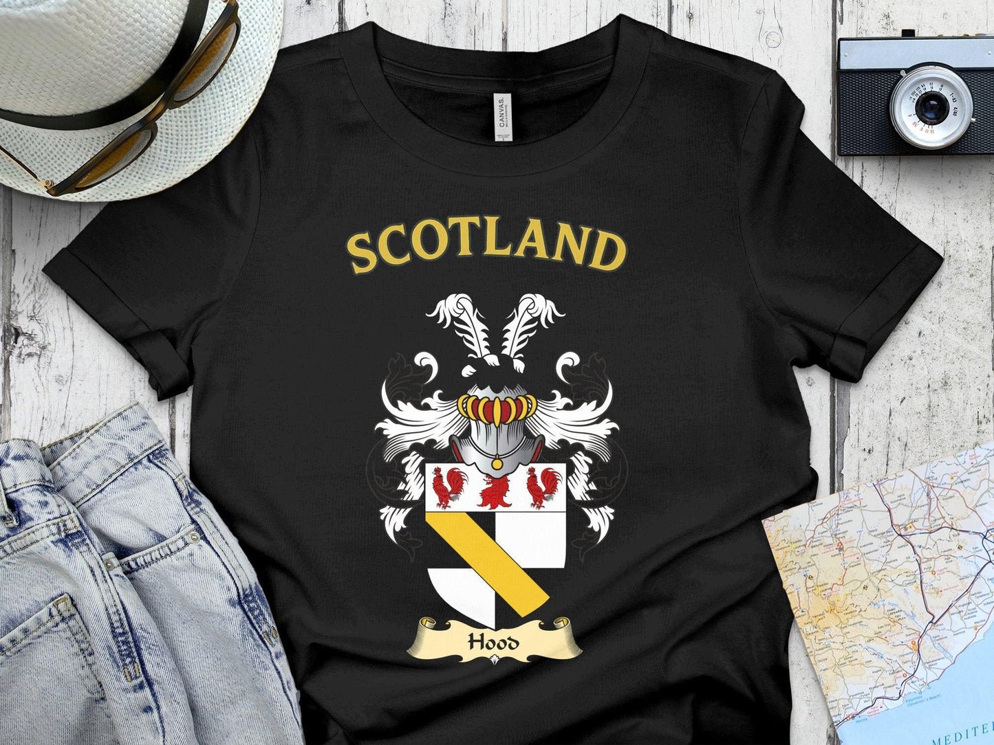 Scotland Hood Crest Design T-Shirt Casual product