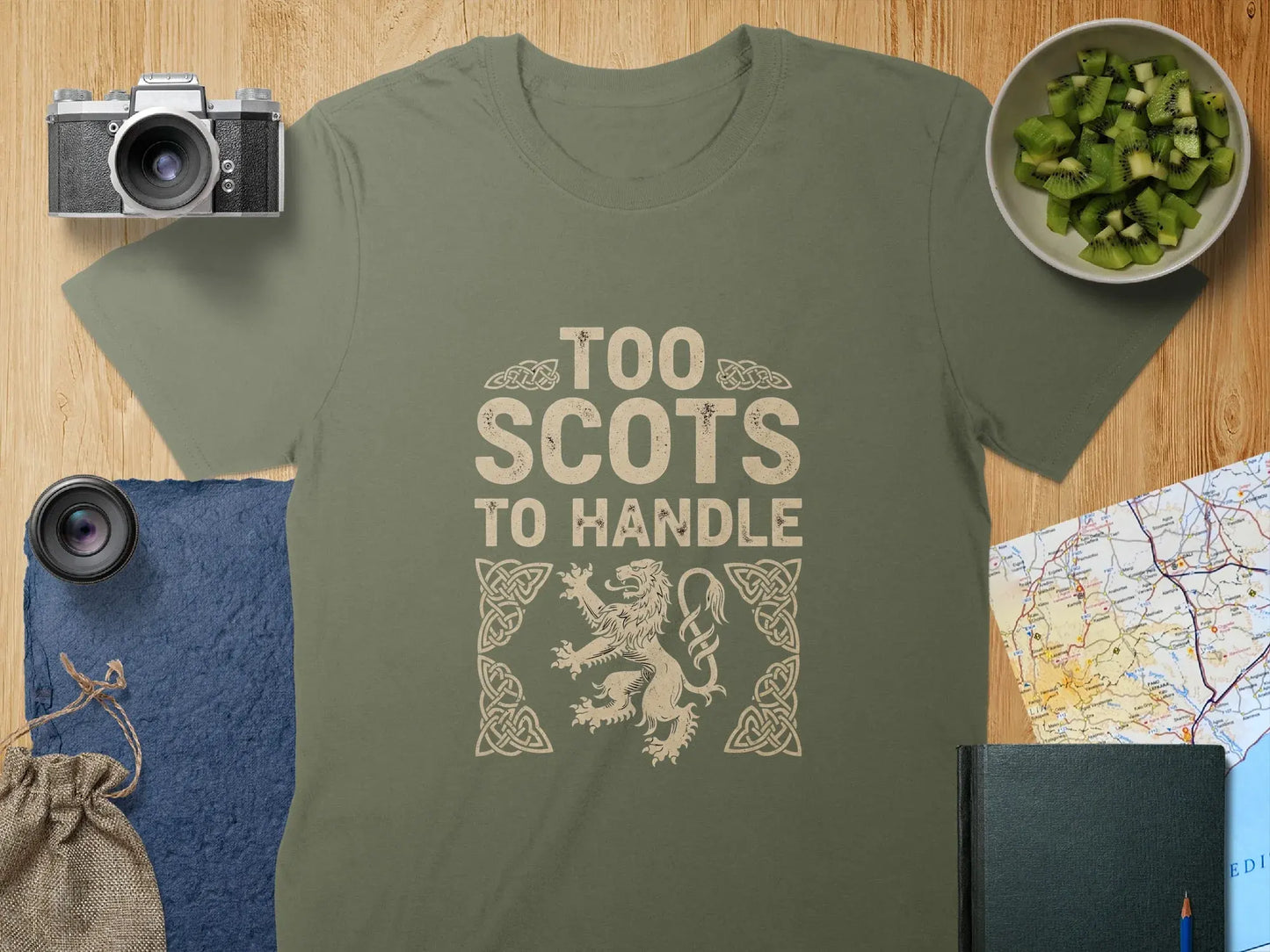 Too Scots to Handle Statement T-Shirt product