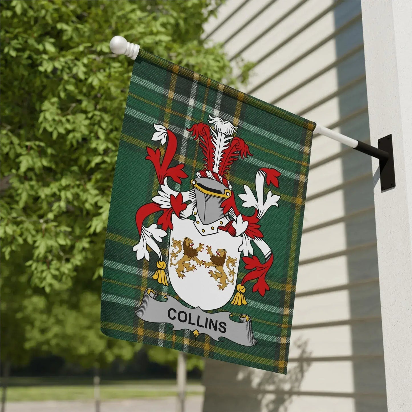 Family Crest Flag Custom Banner Collins product