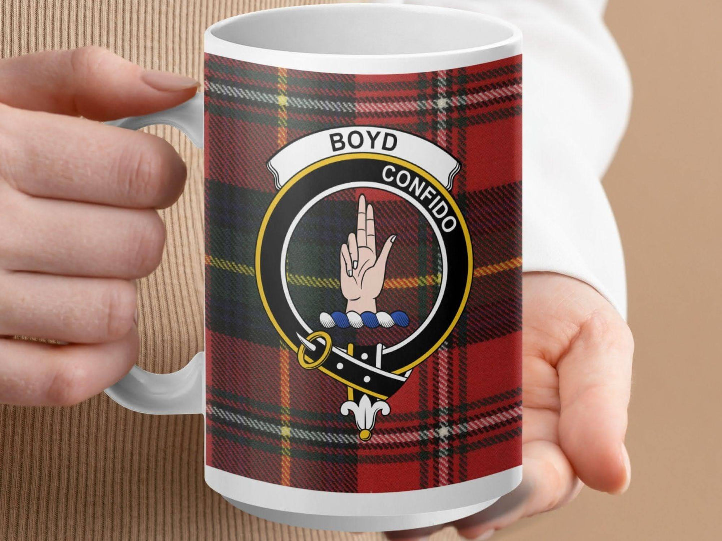Scottish Boyd Clan Tartan Design Coffee Mug product