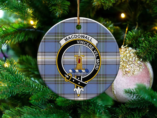 Macdowall Vincere Vel Mori Design Round Ornament product