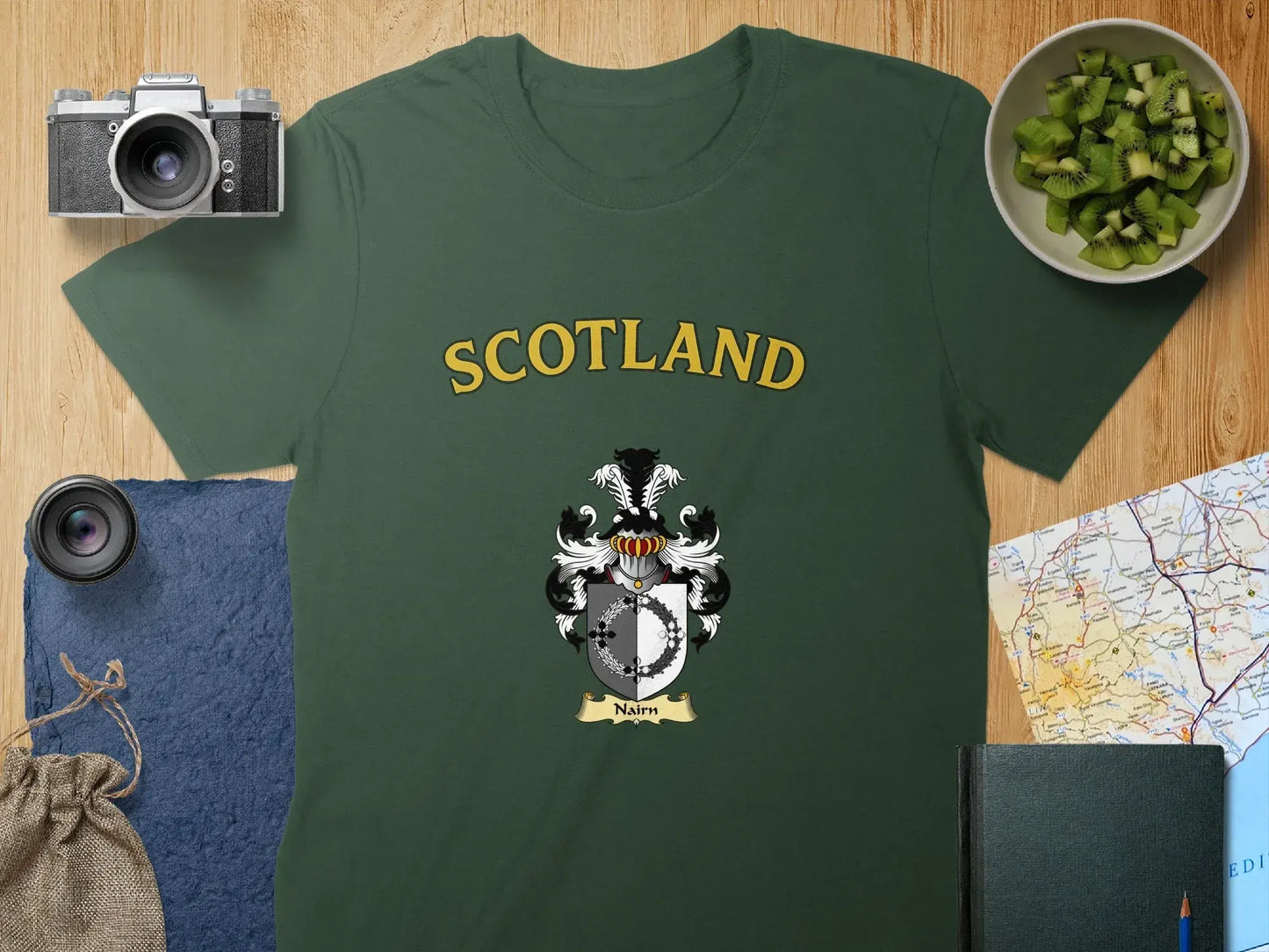 Scotland Nairn Heraldic Crest Graphic T Shirt product type