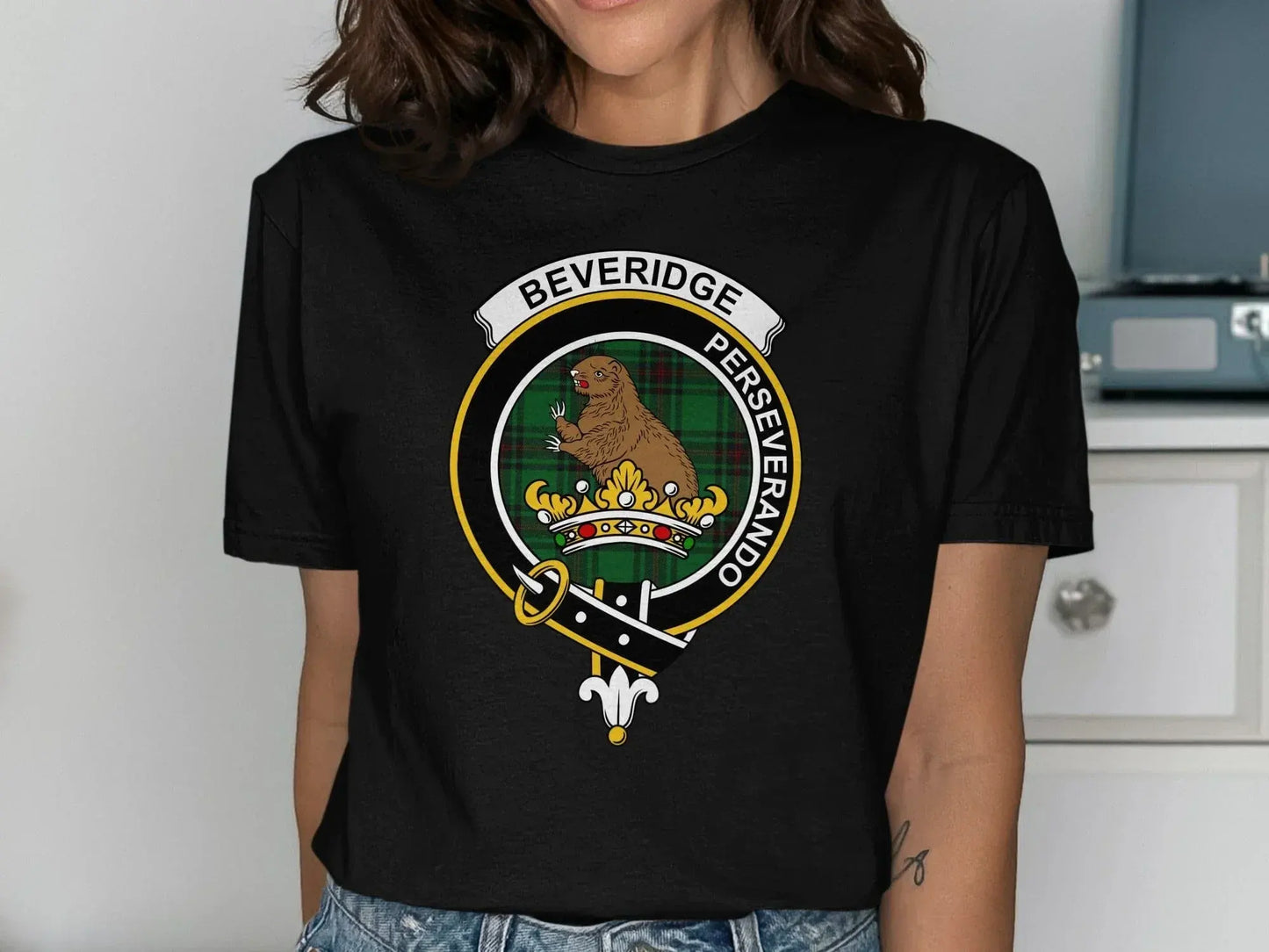 Beveridge Perseverando Emblem Black T-Shirt product