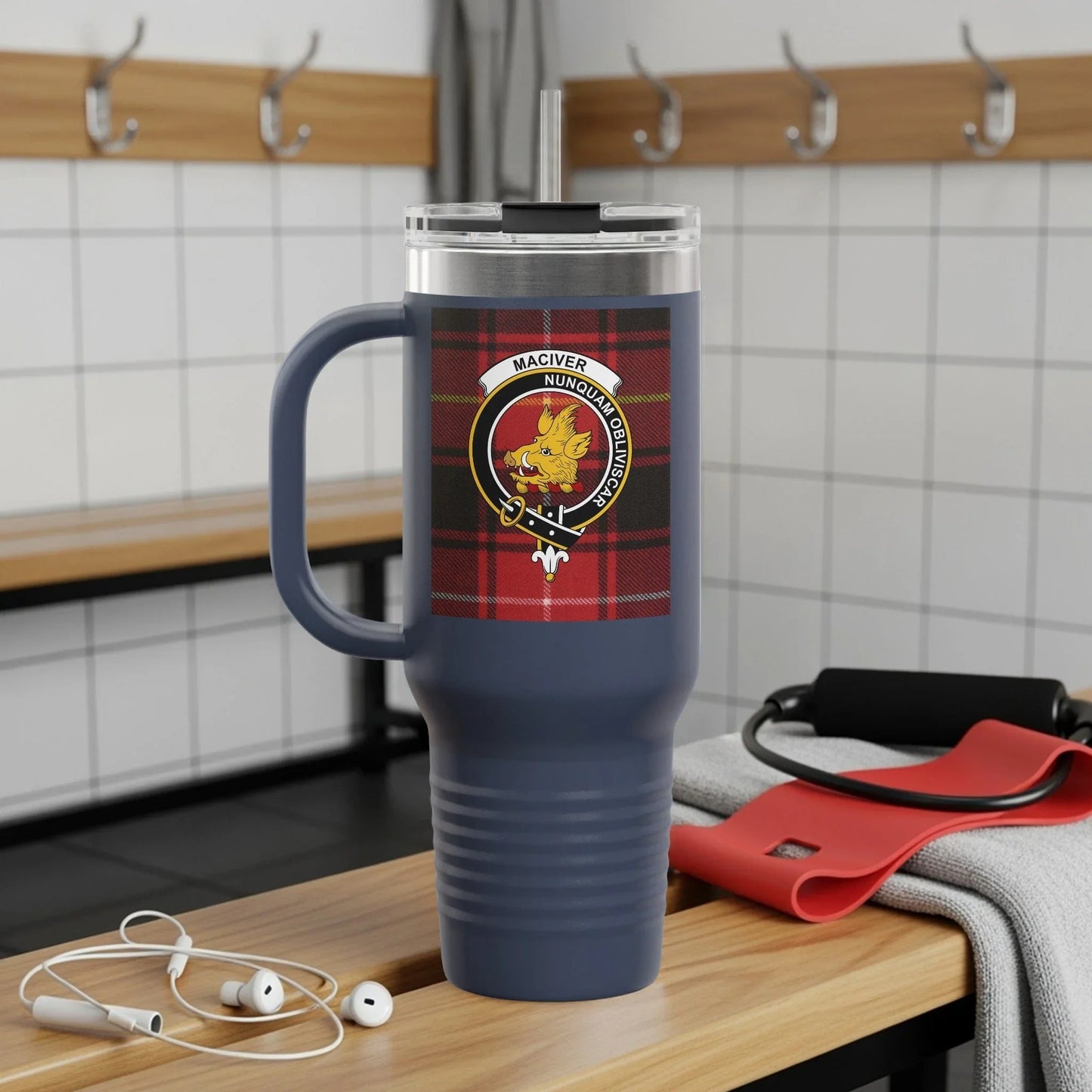 MacIver Nunquam Obliviscar Travel Mug product