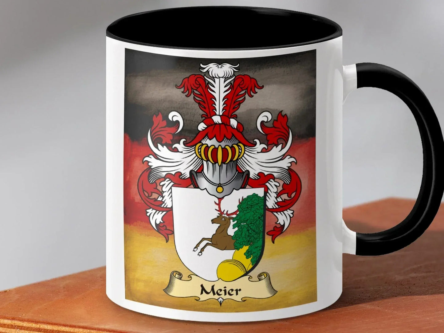 Elegant Customizable Family Crest Mug product type