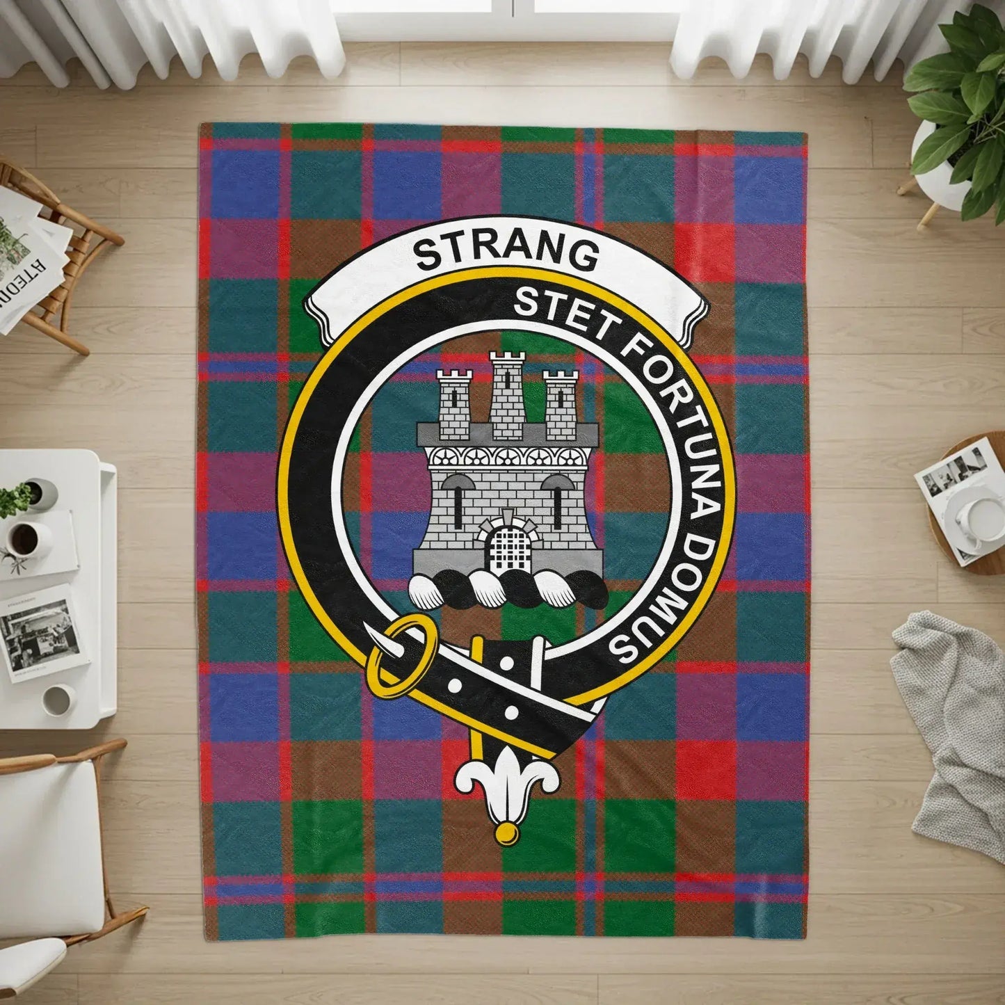 Strang Stet Fortuna Domus Tartan Crest product