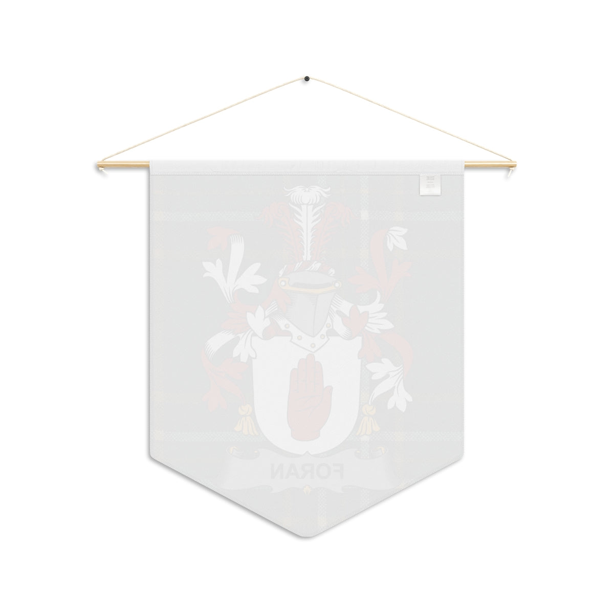 Historic Family Crest Wall Tapestry Display Product