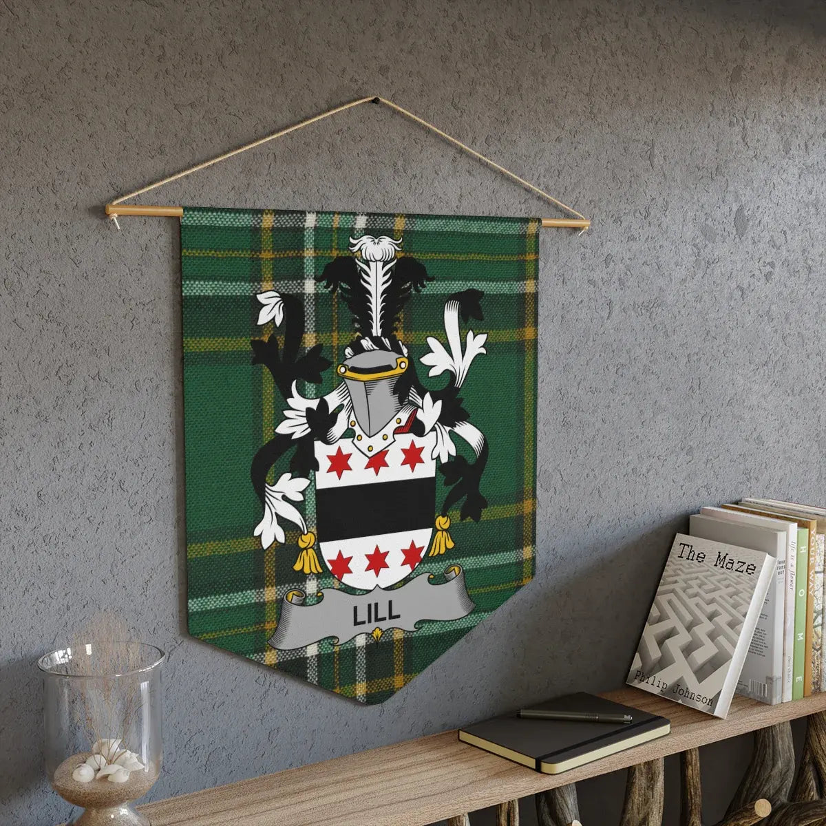 Lill Family Crest Wall Hanging Home Decor product