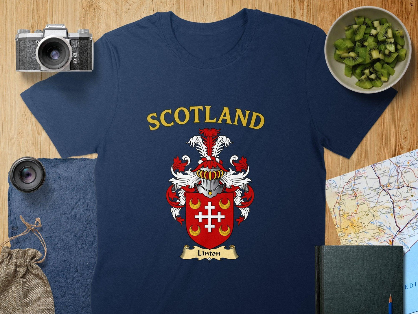 Scotland Linton Crest Design T-Shirt product type