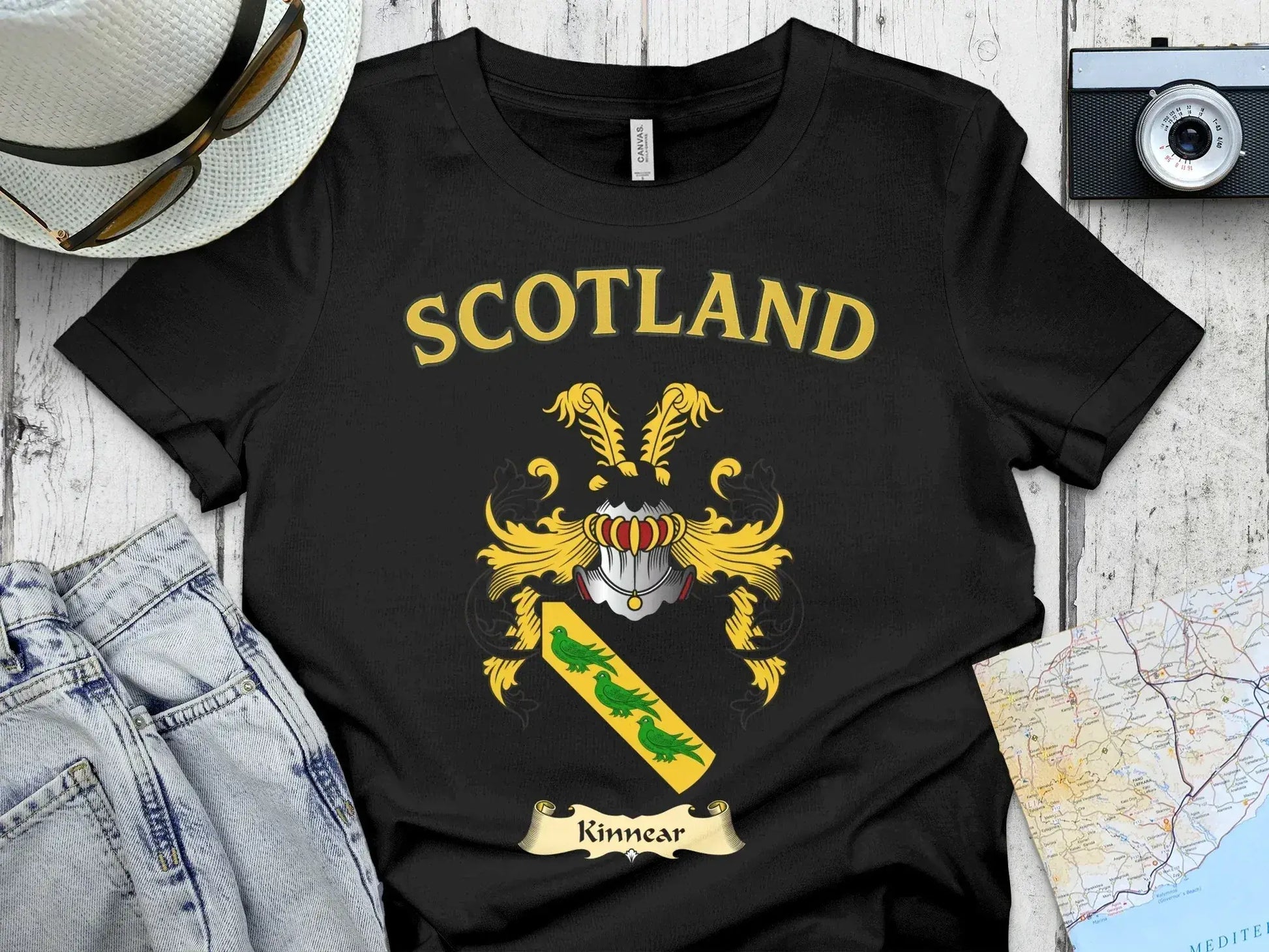 Scotland Kinnear Family Crest Graphic Shirt product