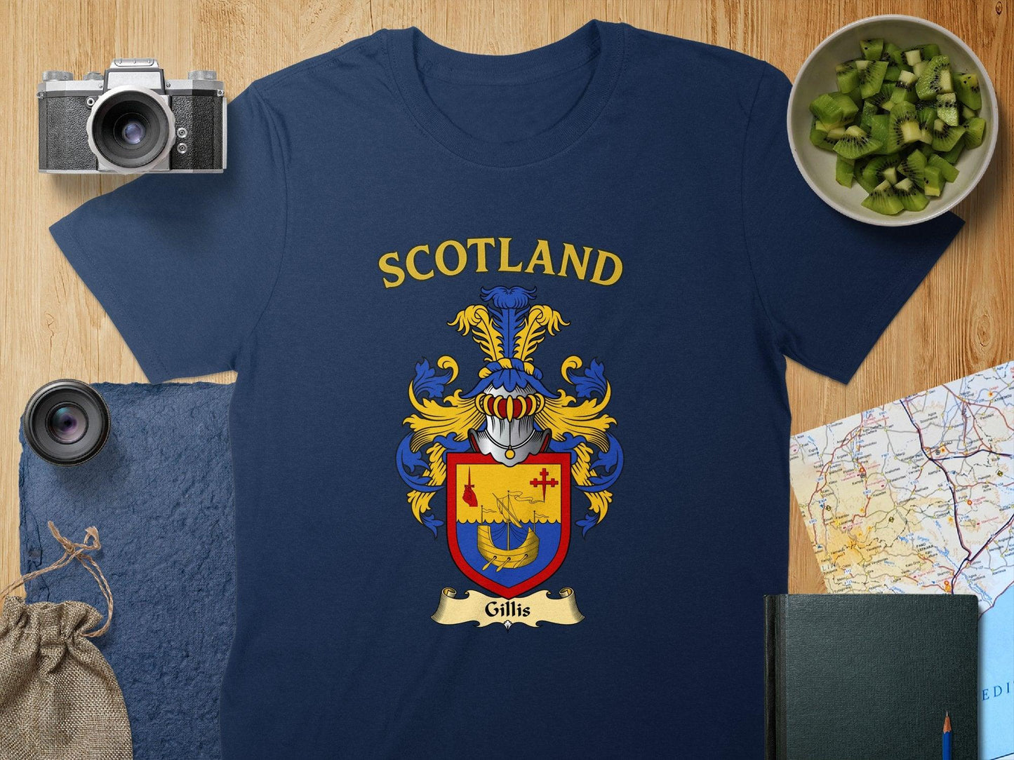 Scotland Gillis Coat of Arms Family Heritage Shirt product