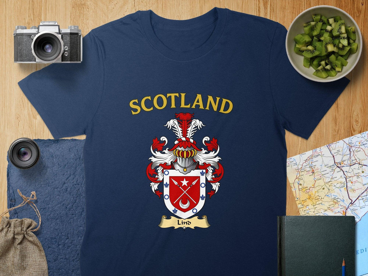 Scotland Crest Family Heritage Graphic Tee Shirt product type
