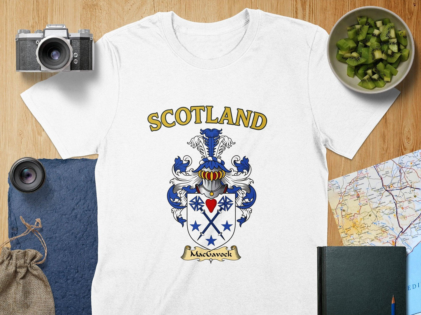 Scotland MacGarvie Family Crest Design Shirt product