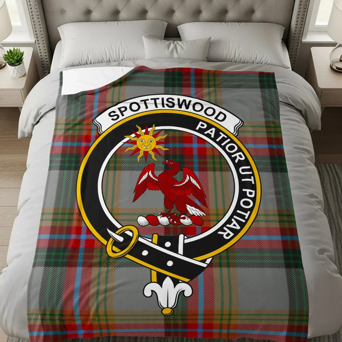 Spottiswood Patiot Utpotar Plaid Pattern Blanket product