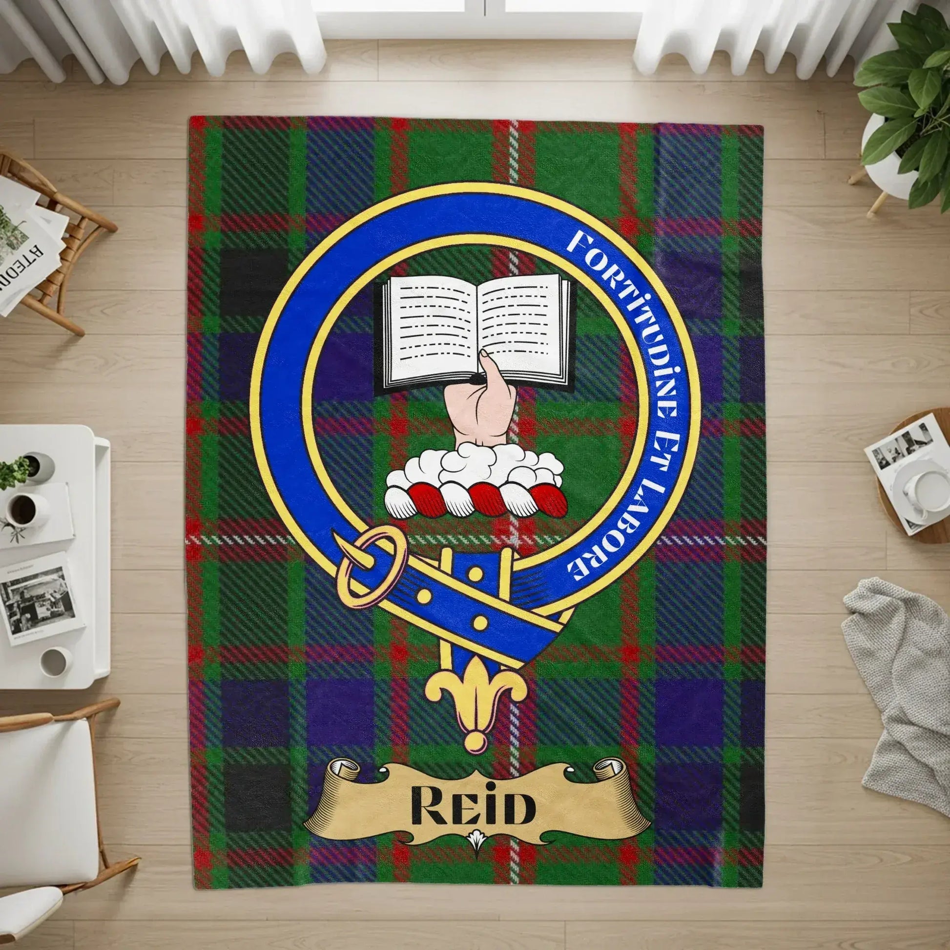 Fortitudine Et labore Tartan Reid Rug product