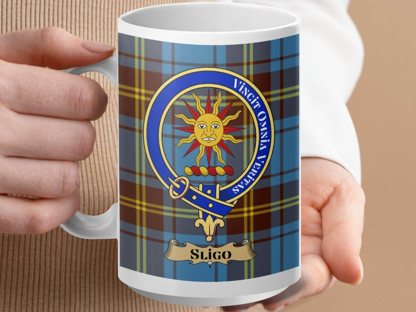 Unique Sligo Plaid Design Ceramic Mug product