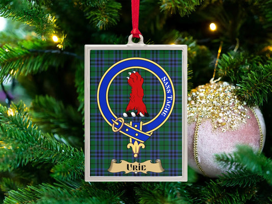 Personalized Family Crest Christmas Tree Ornament product