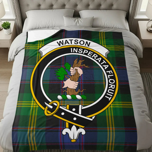 Watson Clan Crest Design Premium Blanket product