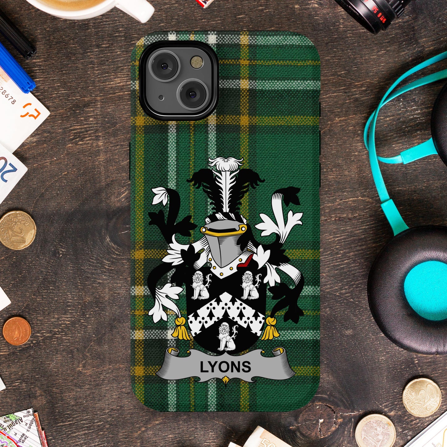Scottish Tartan Design Shield Emblem Case product