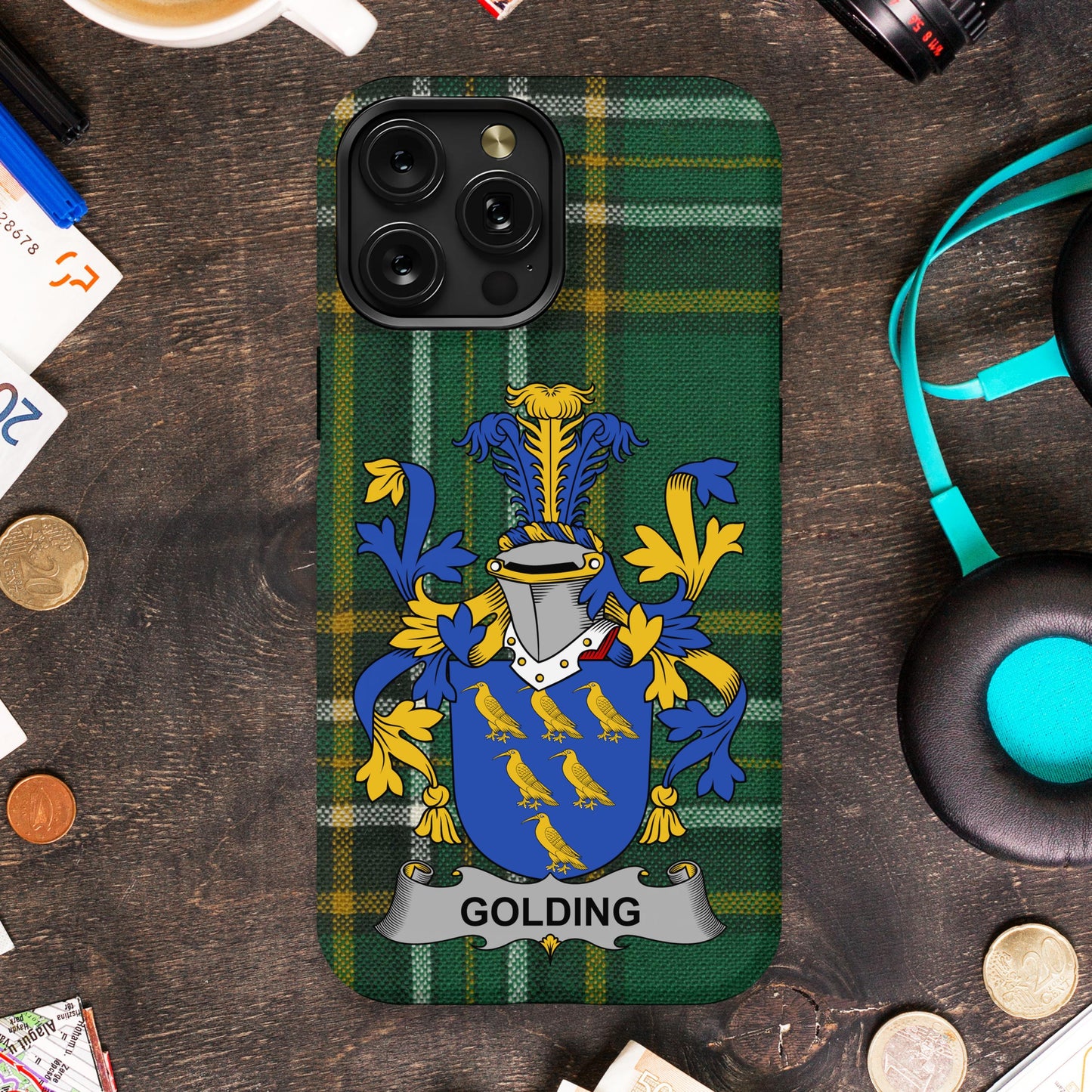 Personalized Golding Family Crest Phone Case product