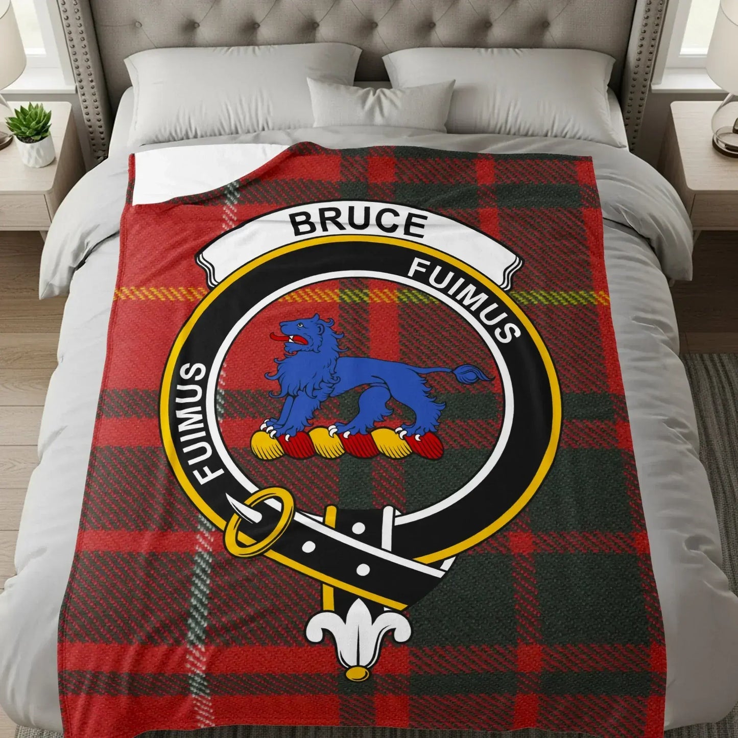 Bruce Fuimus Tartan Plaid Blanket product