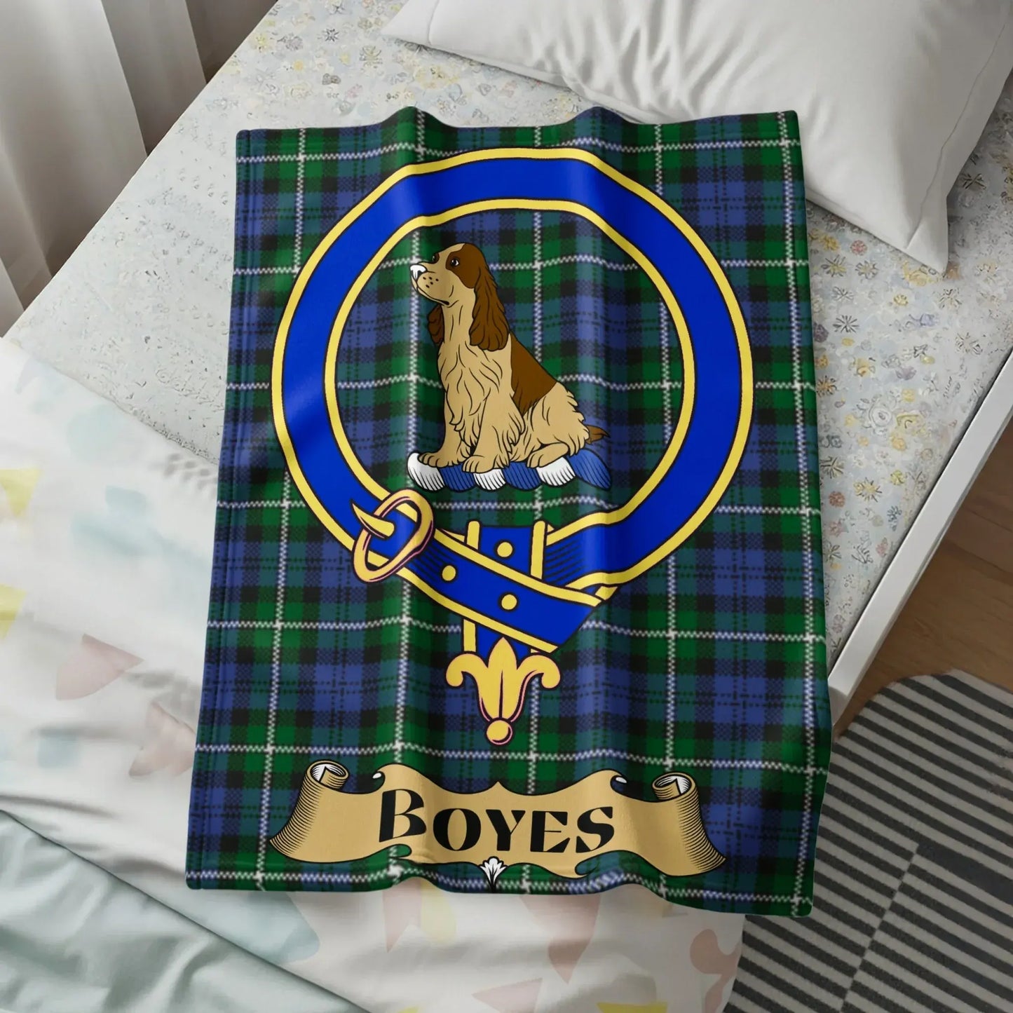 Boyes Clan Tartan Blanket Cozy Scottish Heritage product