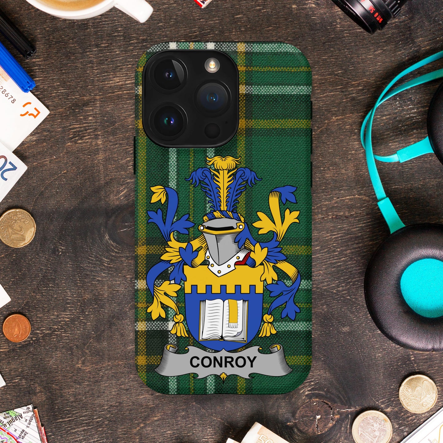 Conroy Crest Coat of Arms Phone Case product