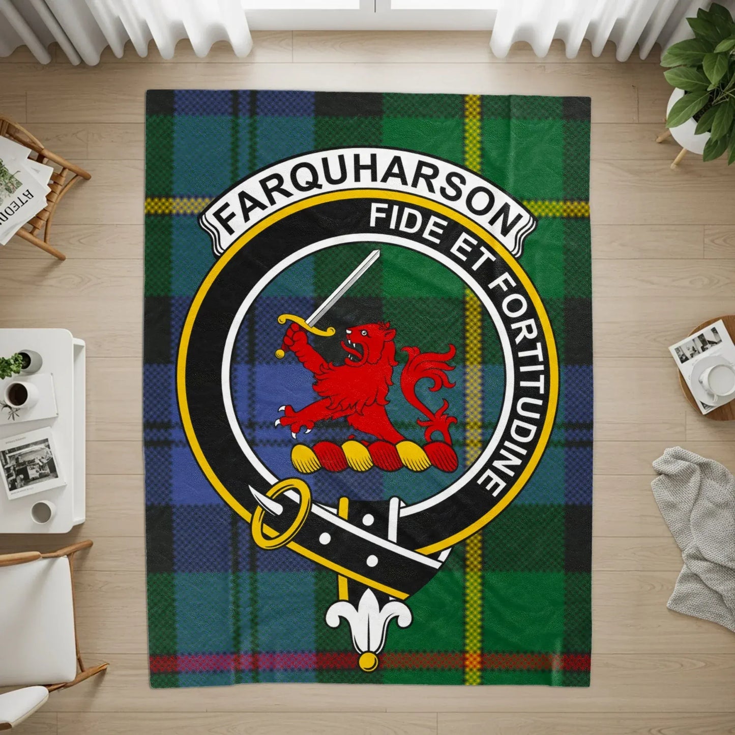 Farquharson Clan Tartan Carpet Classic Home Decor product