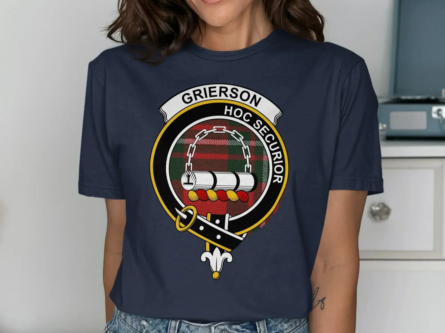 Grierson Family Crest Emblem Graphic Tee product