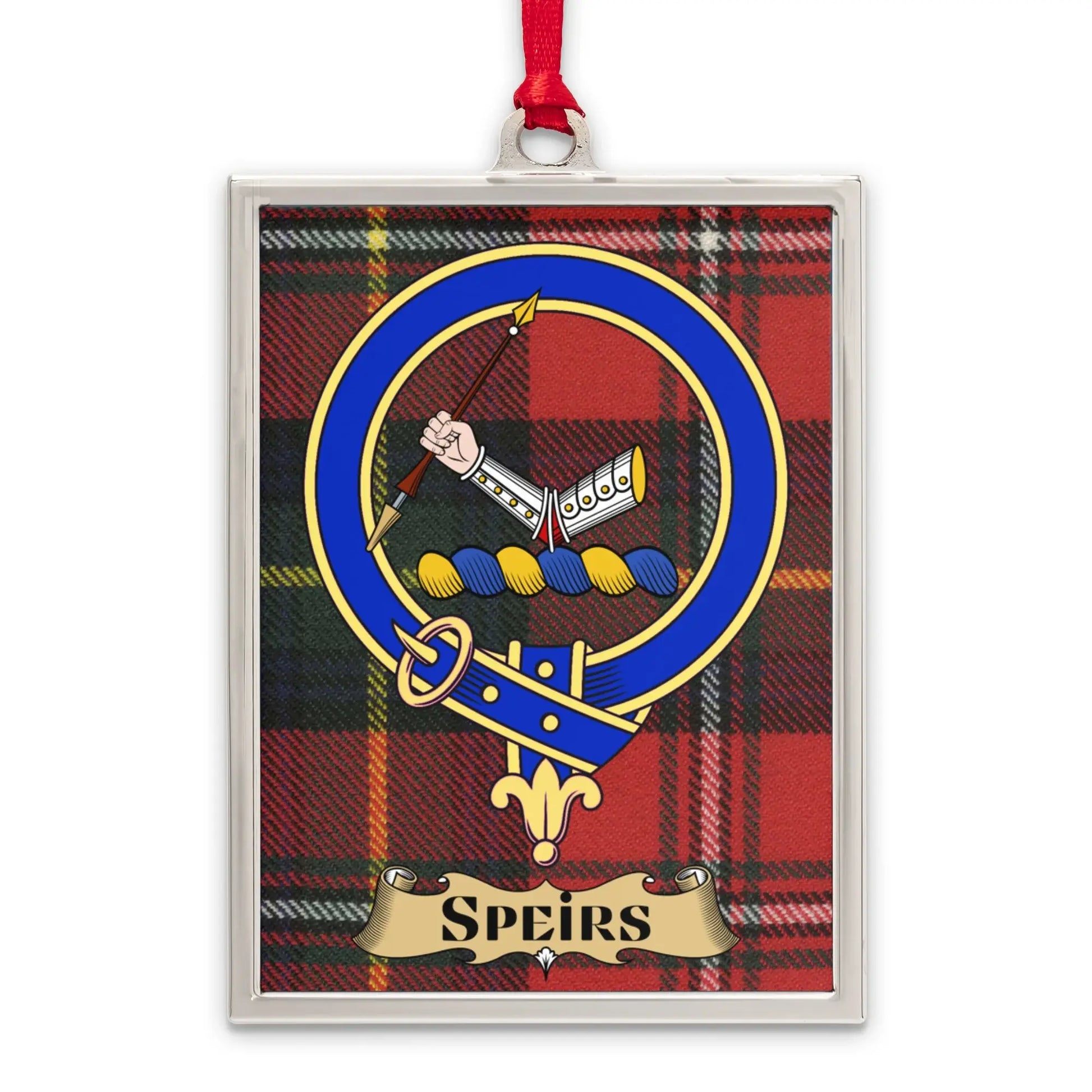 Speirs Scottish Tartan Crest Badge Accessory Product
