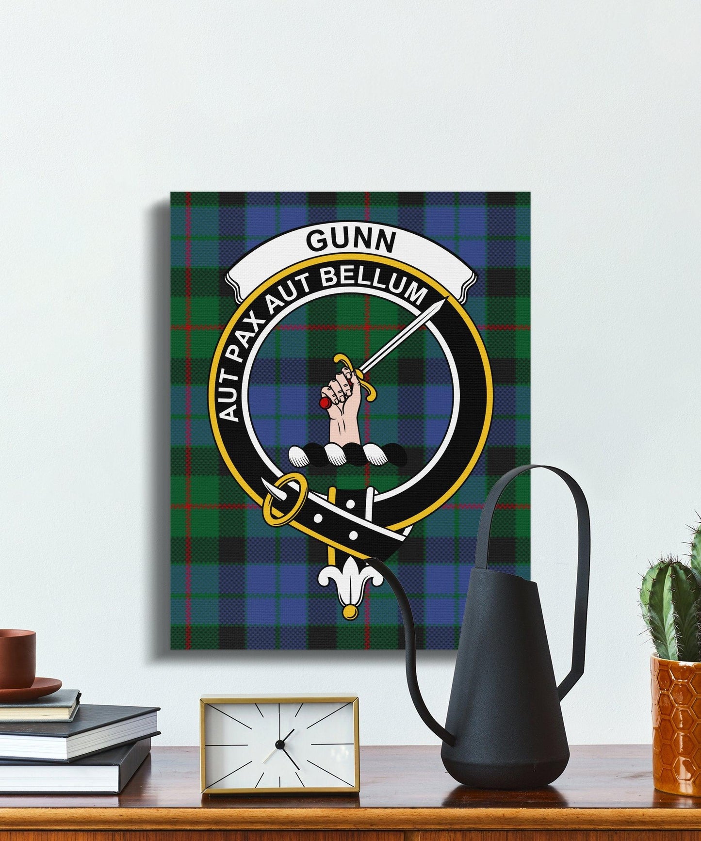 Family Crest Clan History Tartan Plaid Wall Art product type