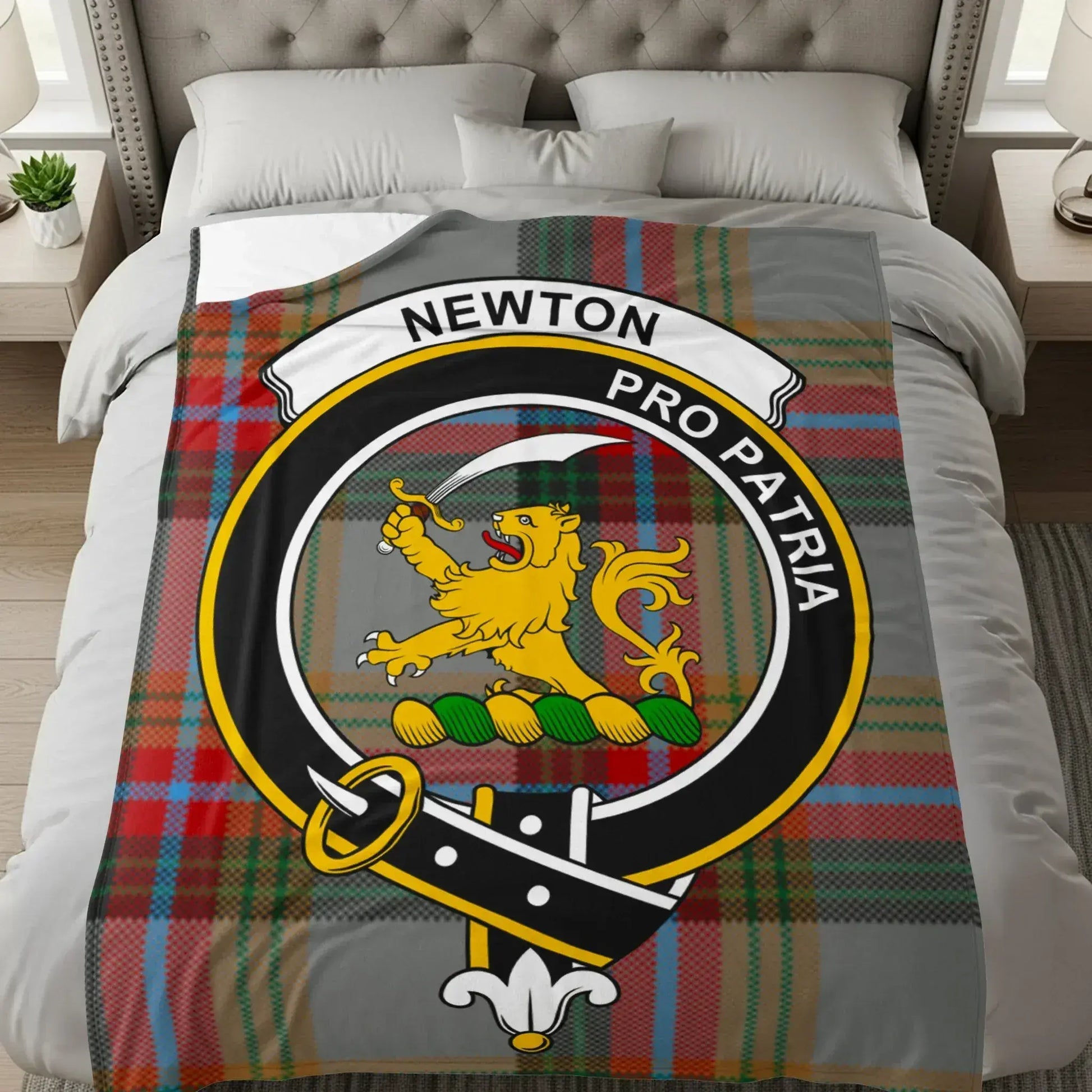 Newton Pro Patria Family Crest Bed Blanket product
