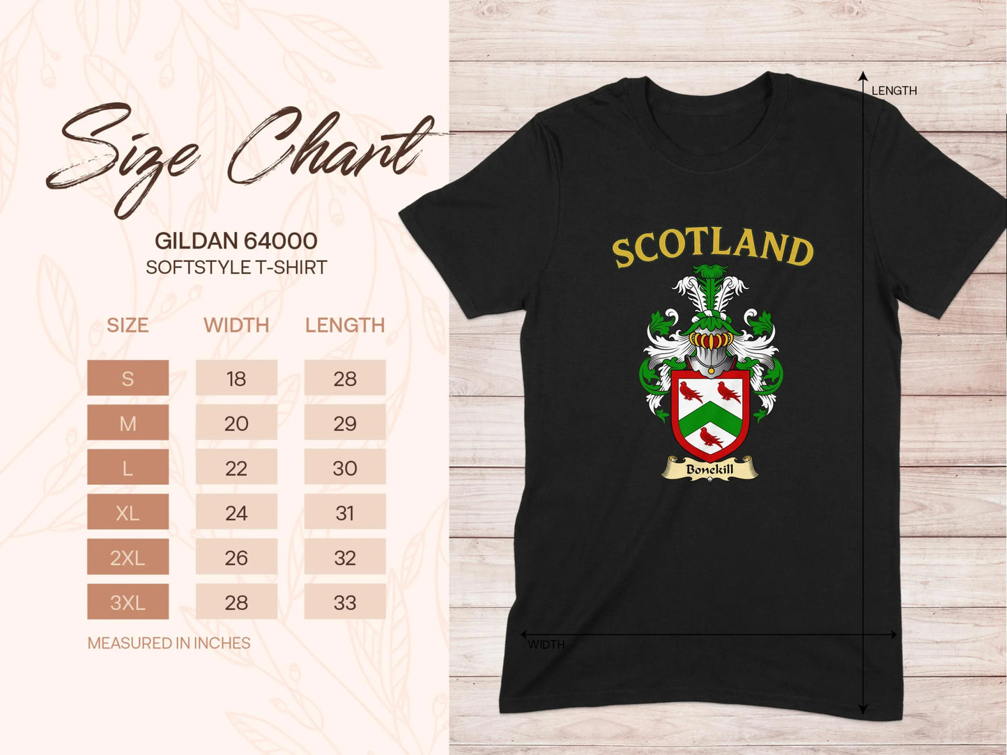 Scotland Bardell Family Crest T-shirt product