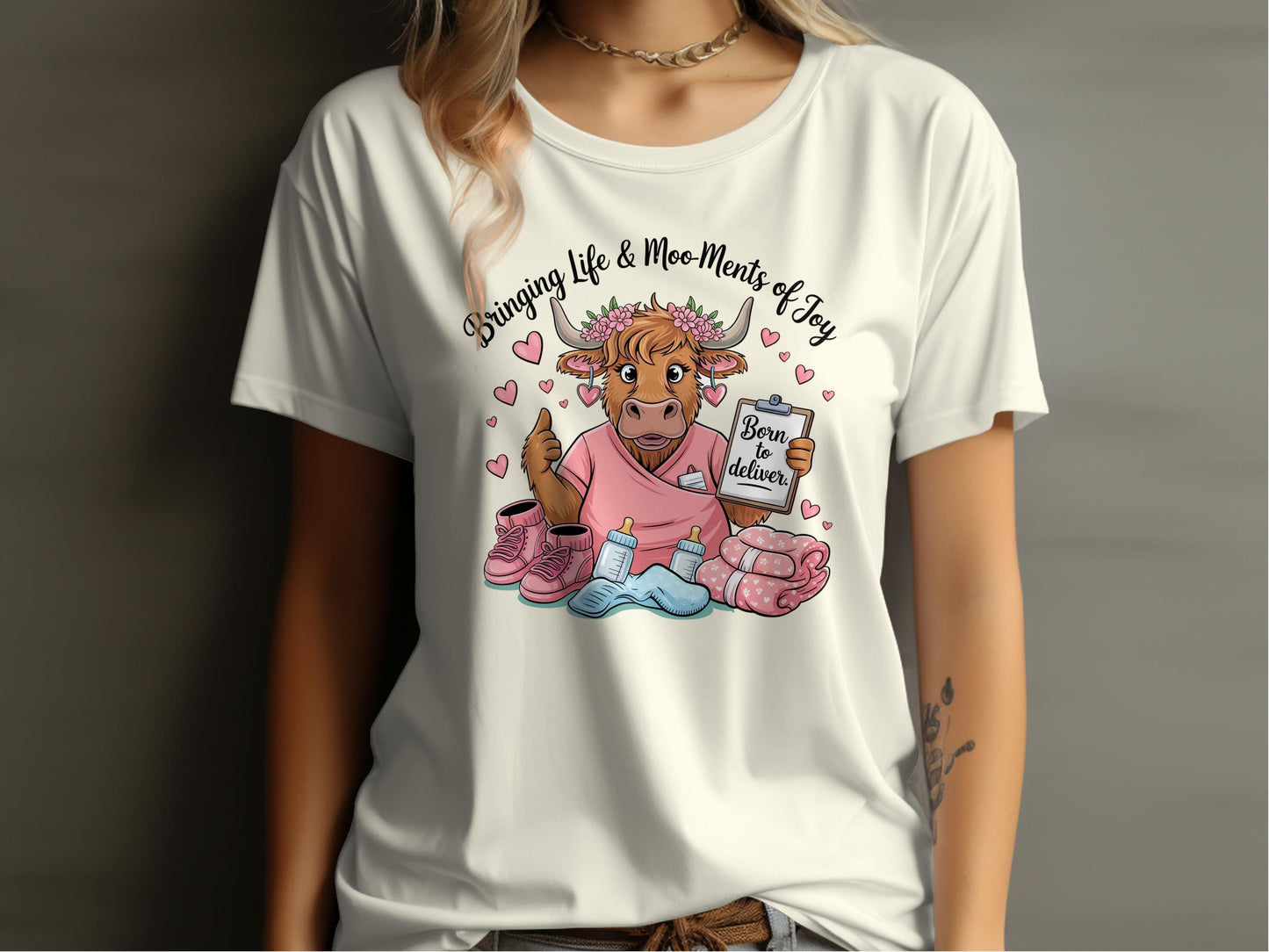 Bringing Life and Moo-Ments of Joy T-shirt product